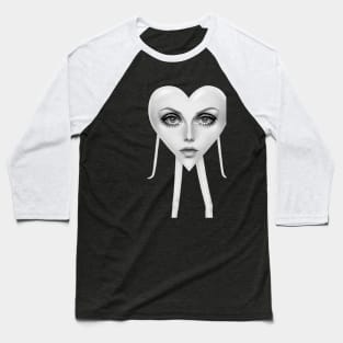 Twiggy Heart Baseball T-Shirt